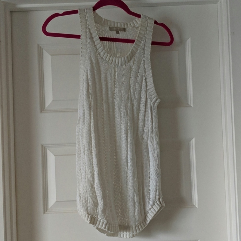 Joan Bass sweater knit racer back tank